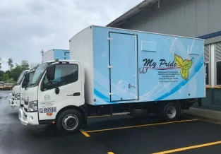 Specialised mobile logistics unit supplied by Akar Global
