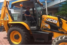 Heavy machinery commissioned for a public-sector project